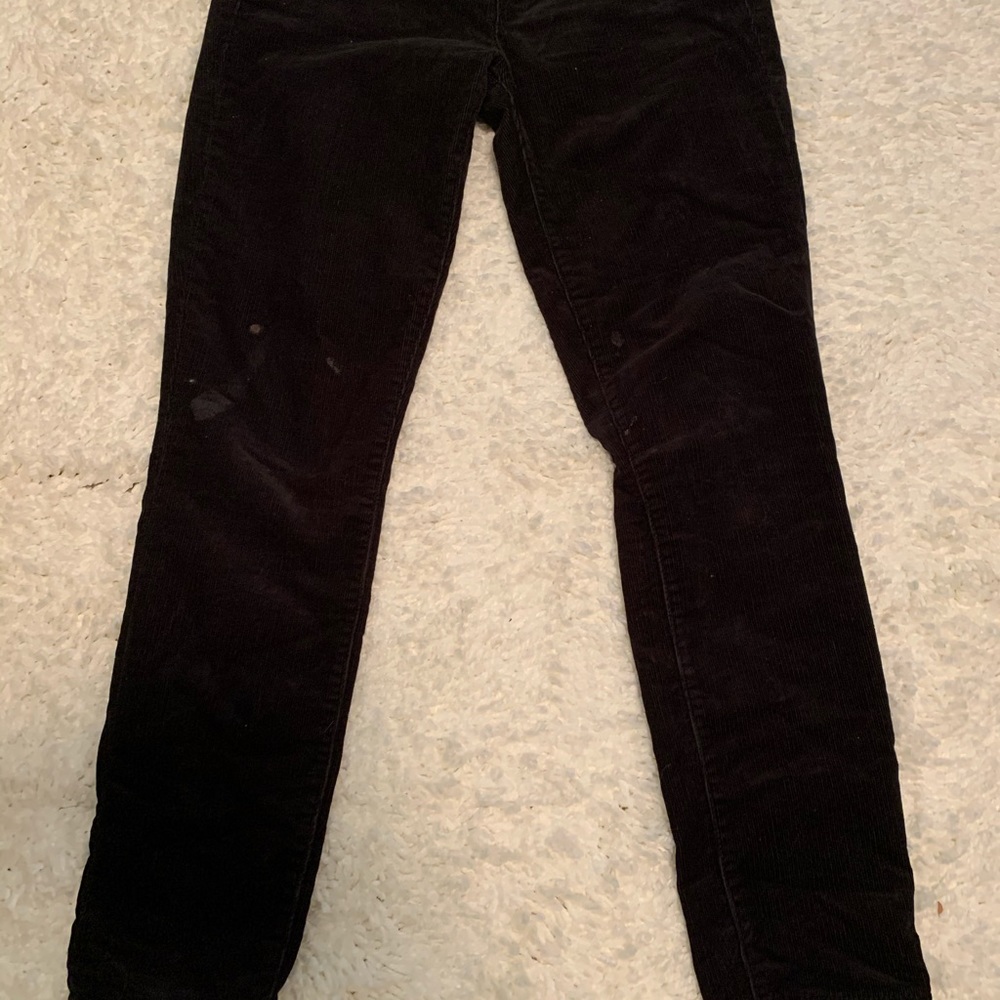 J.crew corduroy black jeans